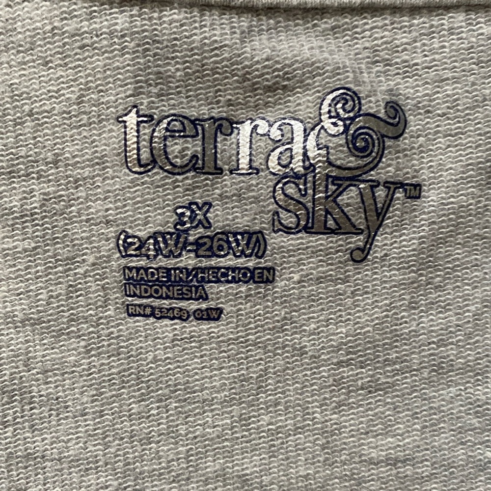 Gray Terra&Sky sweatshirt size 3X